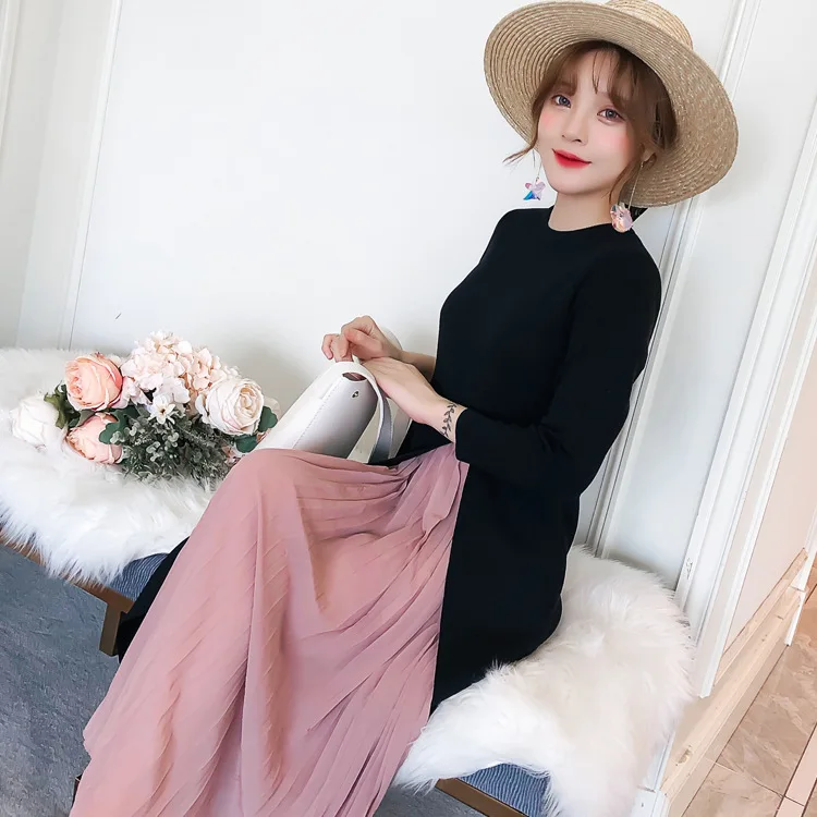 Модное платье для беременных Envsoll 2019 эластичное с разрезом кормящих грудью