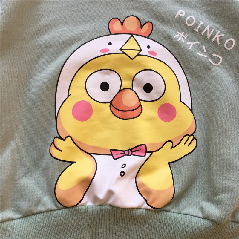 Tonytaobaby осенняя одежда новый стиль детский зеленый милый свитшот из чистого