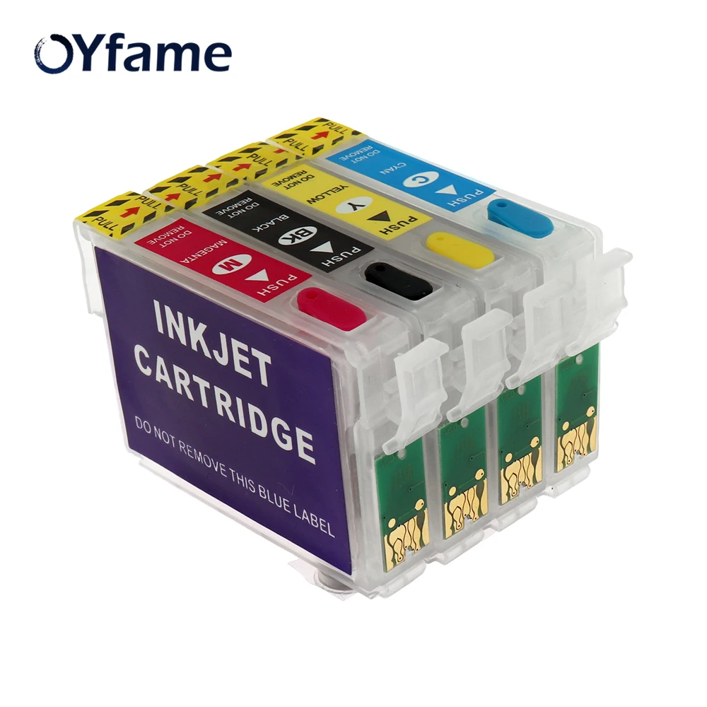 OYfame T1351 cartridgeT1351 T1332 T1333 T1334 пустой многоразовый картридж с чипом ARC для Epson T25 TX123 TX125