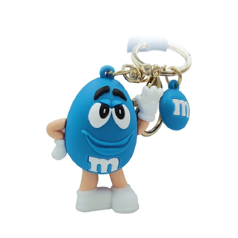 

Popular New Products Keychains Accessories Cute Wear a hat Bean Key Chains Fashion Creative Spring limb Decompression Key Rings