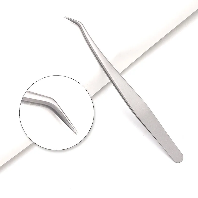 Пинцет для наращивания накладных ресниц из нержавеющей стали Немагнитный