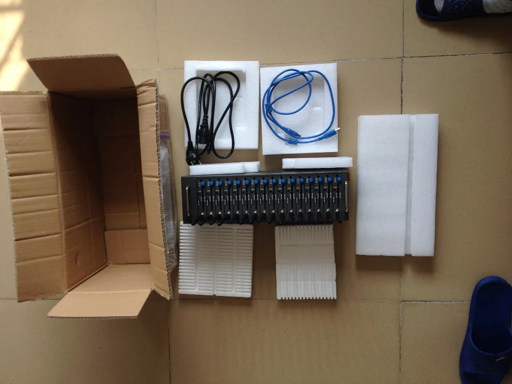 16 портов Gsm/gprs модем пул USB интерфейс Wavecom At команды Q24plus |