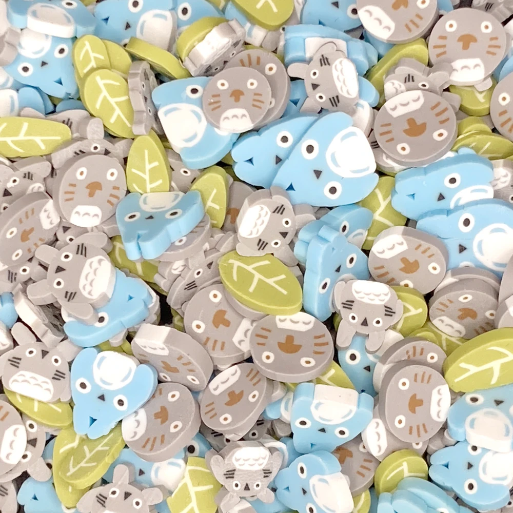 Листья Тоторо 30 г полимерная глина для наполнения слаймом ремесла сделай сам