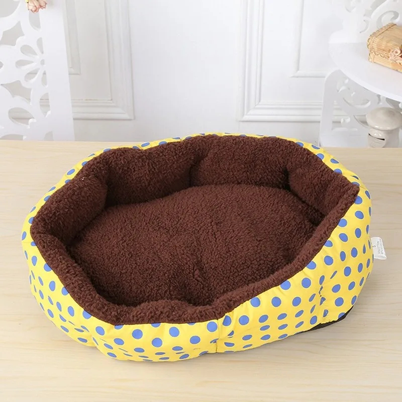 Кровать для домашних животных дом собак одеяло волна точка кровать поставщик |