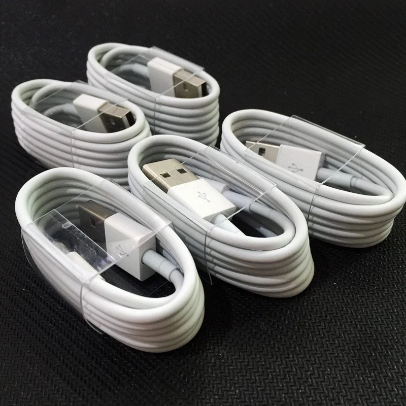 5 шт./лот USB кабель для Apple Phone зарядный iPhone 12 11 Pro XS MAX X XR 8 7 6 6S Plus шнур зарядное
