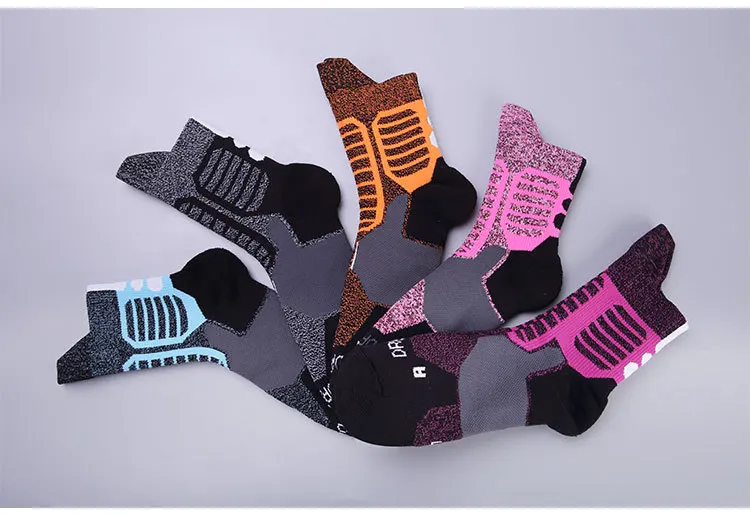 Профессиональные быстросохнущие утолщенные Элитные дышащие спортивные носки YF|