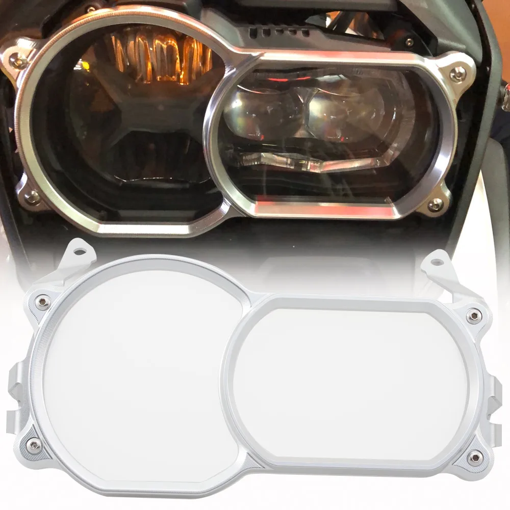 Защитная крышка передней фары мотоцикла хромированная рамка прозрачная