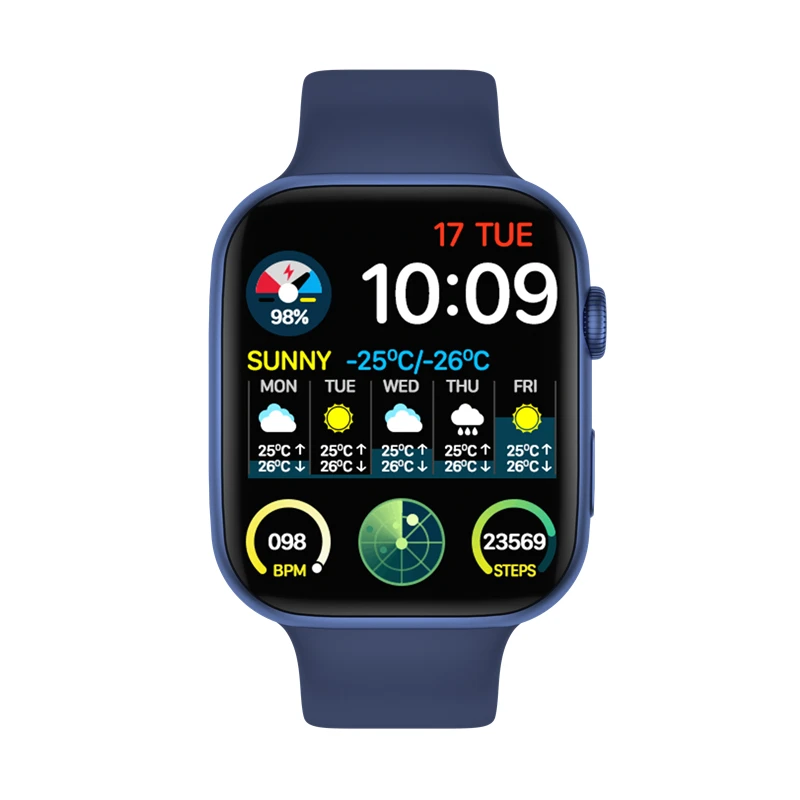 

Original iwo Smart Watch FK100 Men Wireless Charging Encoder Knob Bluetooth Call custom dial Women Smartwatch vs w46 FK99
