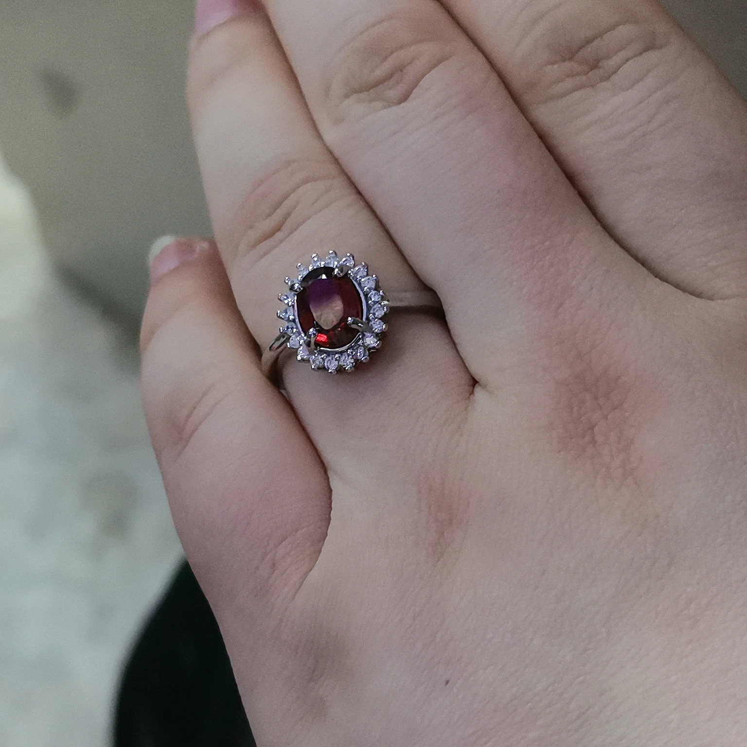 

1pcs/lot 925 silver garnet natural stone gemstone ring women adjustable jewelry bijoux aliança de namoro gioielli donna red taki