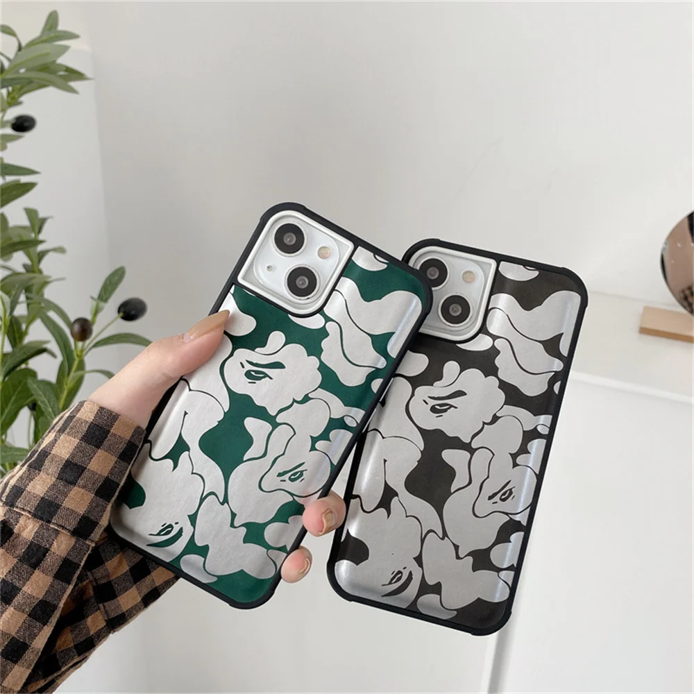 

Camouflage Pattern Camo military Army Soft Silicone TPU black Phone Case For iPhone 7 8 plus X XR XS Max 11 12 13 Pro Max Case