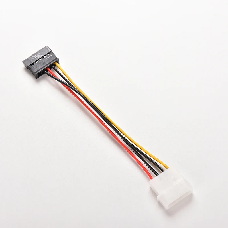 

2pcs 4 Pin IDE To 15 Pin SATA IDE To Serial ATA SATA Hard Drive Power Adapter Cable