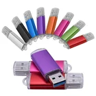 Цветной металлический Флешка USB 3,0 Cle, персонализированный логотип для свадьбы, 8 ГБ, 16 ГБ, 32 ГБ, 128 ГБ, usb 3,0