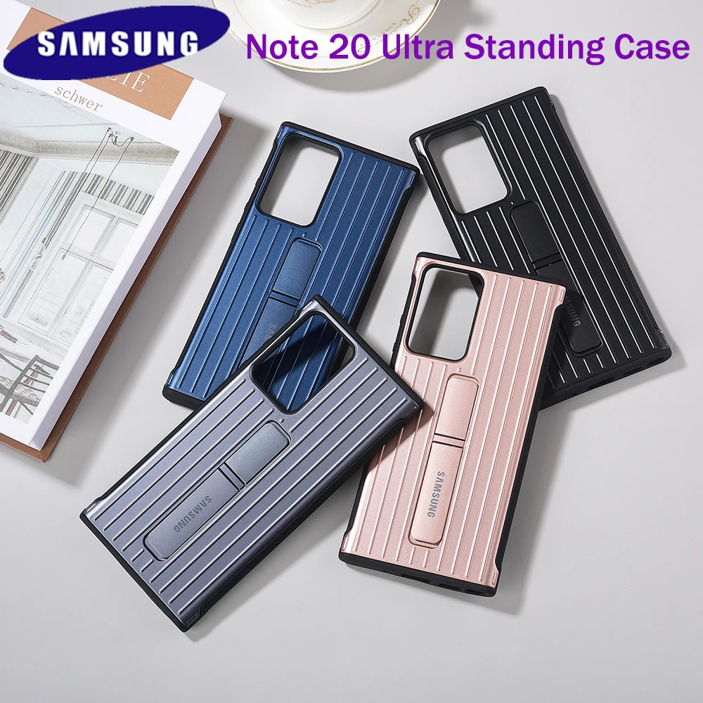 

Samsung Galaxy Note 20 Ultra S10 5G Standing Protect Case Original Ultimate Full Protective Phone Shells Tough Stand Armor Cover