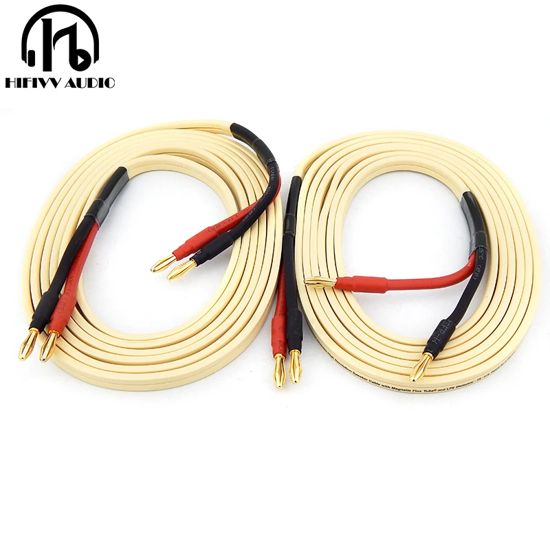 Кабель для аудиоколонки Hi Fi 240 ядер кабель с банановым штекером позолоченный
