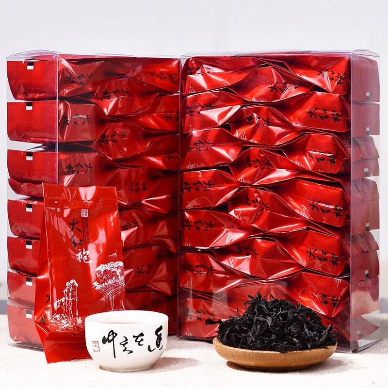 

2021 China Da Hong Pao Oolong -Tea Chinese Big Red Robe sweet taste dahongpao -Tea Organic Green Food -Tea Pot 150g