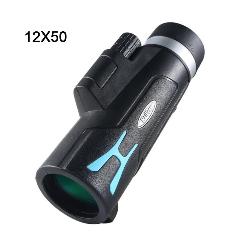 

Монокулярный телескоп 12X50, HD высокоскоростной туристический походный инвентарь, мощный бинокль для охоты и кемпинга