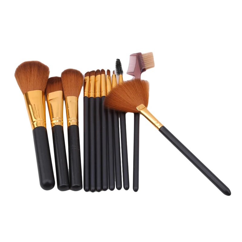 Женская косметика кисти для макияжа инструмент теней век основы бровей губ