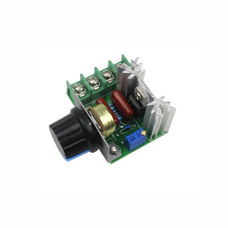 

2000W SCR Governor High-power Electronic Voltage Regulator Motor Speed Controller Thermostat Ac Power Regulator Modules
