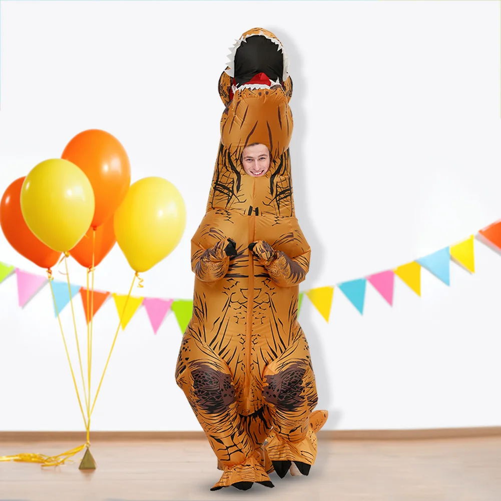 

Inflatable Dinosaur Costume Party Cosplay Mascot Child Adult Halloween Blow up Outfit Fancy Dress For Men Women Anime Fancy Suit
