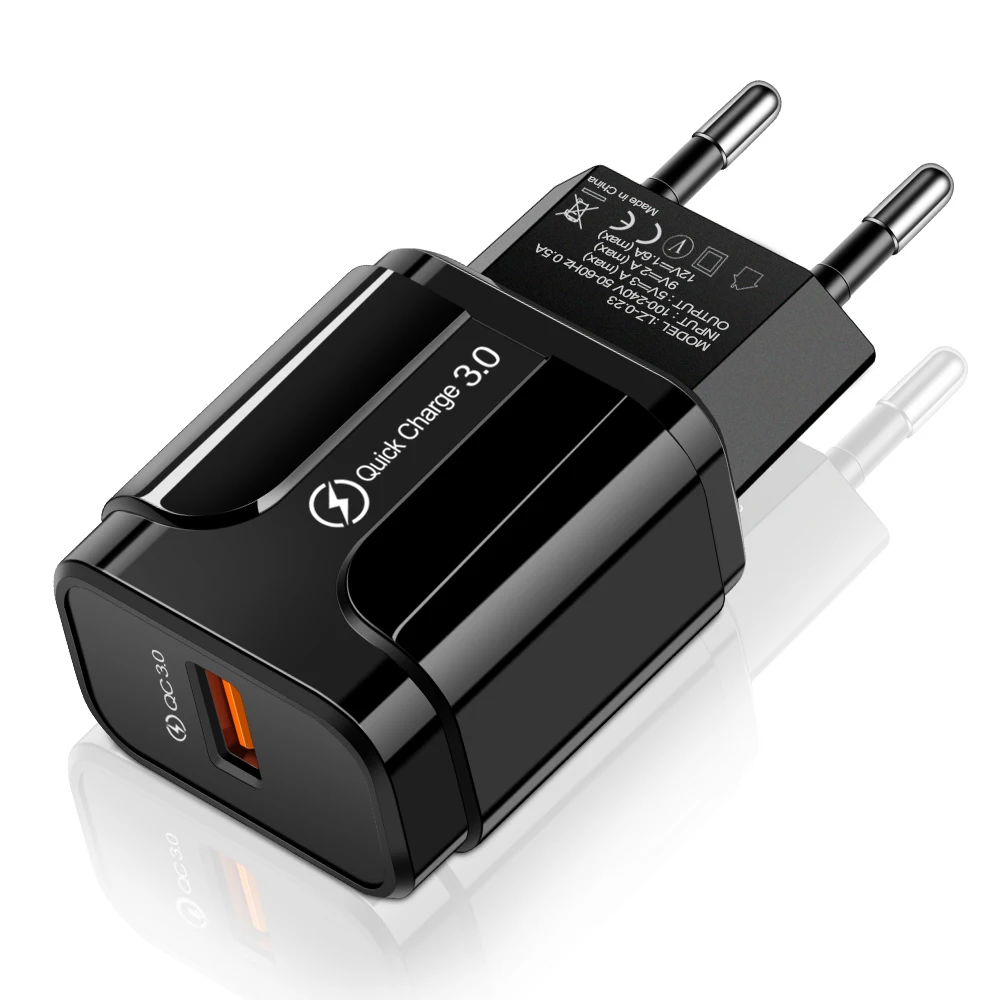 Quick Charge 3.0 USB Charger Fast Charging Portable Mobile Phone Charger For iPhone Samsung Xiaomi Huawei QC 3.0 Charger Adapter