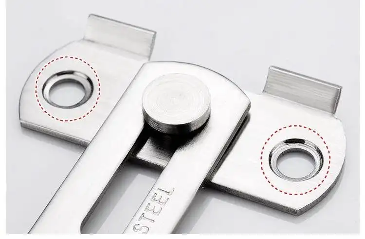 Без отверстия 90 градусов замок двери сарая правый угол раздвижная дверь защелка