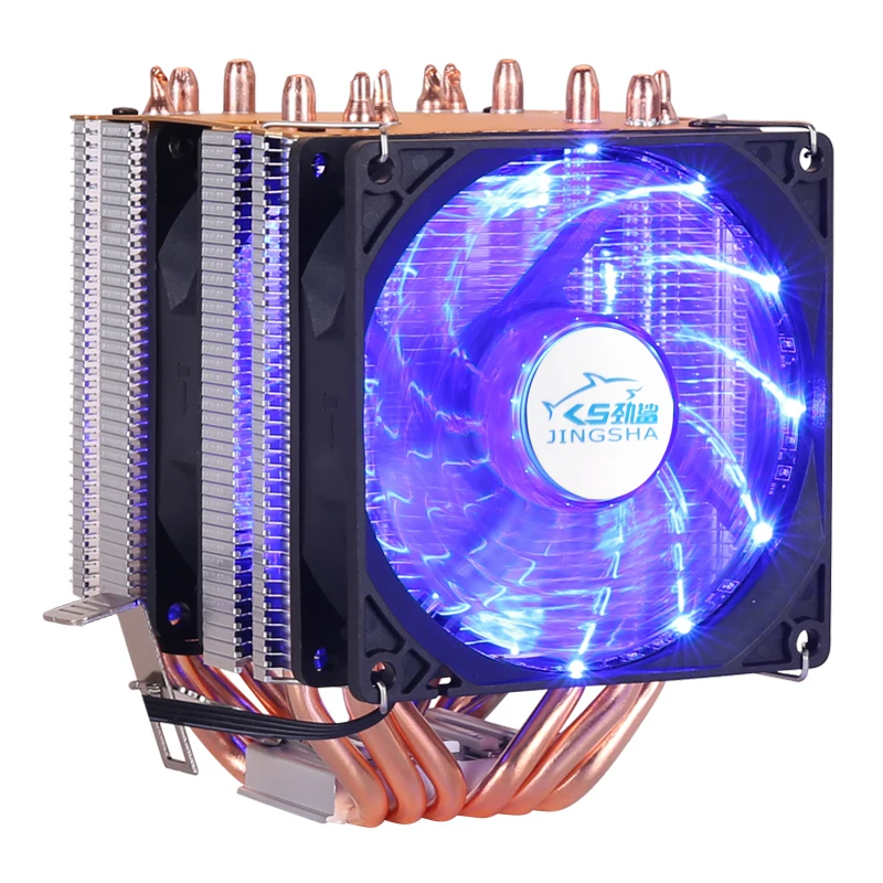 JINGSHA NVME M.2 128 Гб SSD с синим светильник 6 Медь трубка радиатора двойной вентилятор * 2