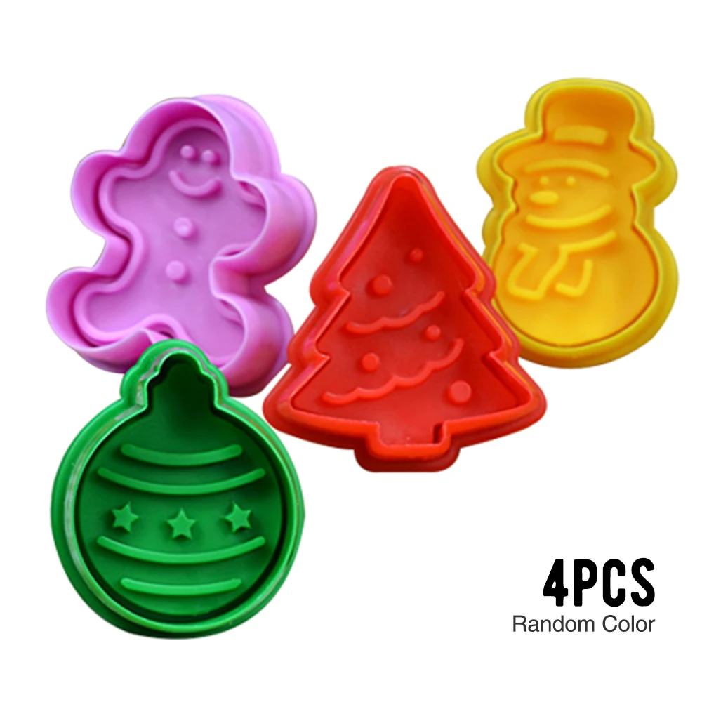 Новая форма для печенья Рождественская набор рождественская елка 4 шт./компл. |