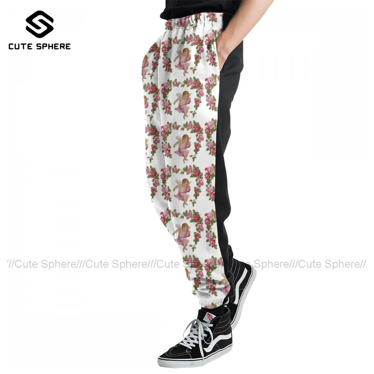 

Angel Sweatpants Gym Polyester Joggers Basic Athletic Men Casual Pants