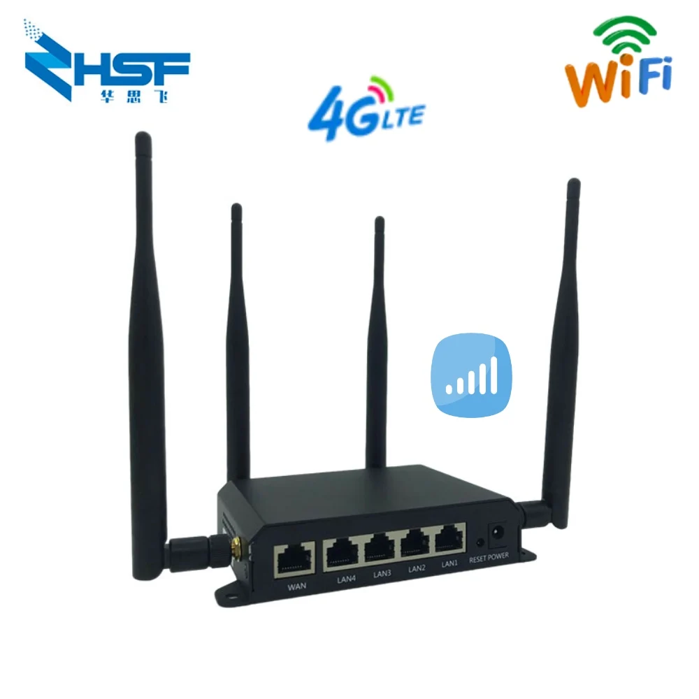 HUASIFEI разблокированный 300 Мбит/с LTE промышленный Wi Fi роутер 3G 4G стандартный разъем