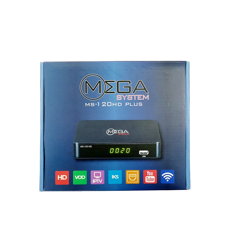 Цифровой спутниковый Duosat приемник MS 120 DVB S2 Поддержка Cccam Newcam BISS KEY Икс Бесплатная