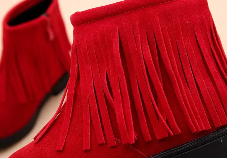 New Kids Winter Fringe Tassel Boots casual shoes kids boys winter Boot for girls shoes for boys girl children casual sneakers