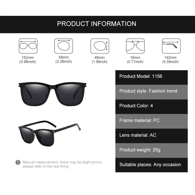 Женские модные квадратные солнцезащитные очки в стиле ретро UV400 Солнцезащитные