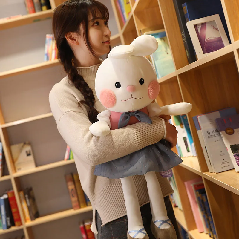

Rabbit Plush Toys Cute Bunny Animal Plush Toy Kawaii Cartoon Stuffed Dolls Home Decor for Kids Birthday Gift Bunny Stuffed Doll