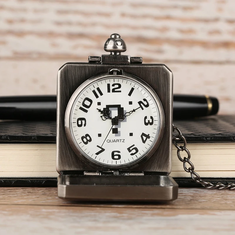 Индивидуальные стандартные кварцевые карманные часы из сплава с большим