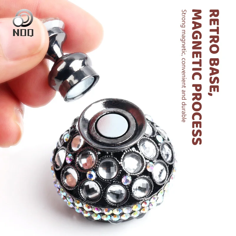 Накладные ногти NOQ сплав алмазная основа кончики пальцев металлическая