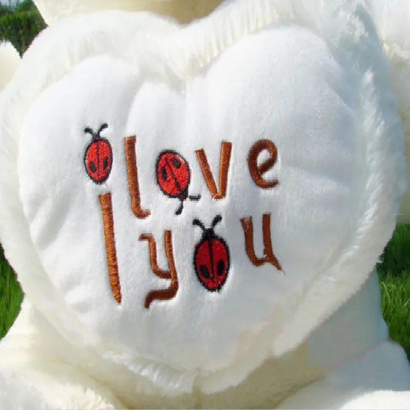 Новый Гигантский Большой Белый плюшевый мишка ручной работы 70 см плюшевое