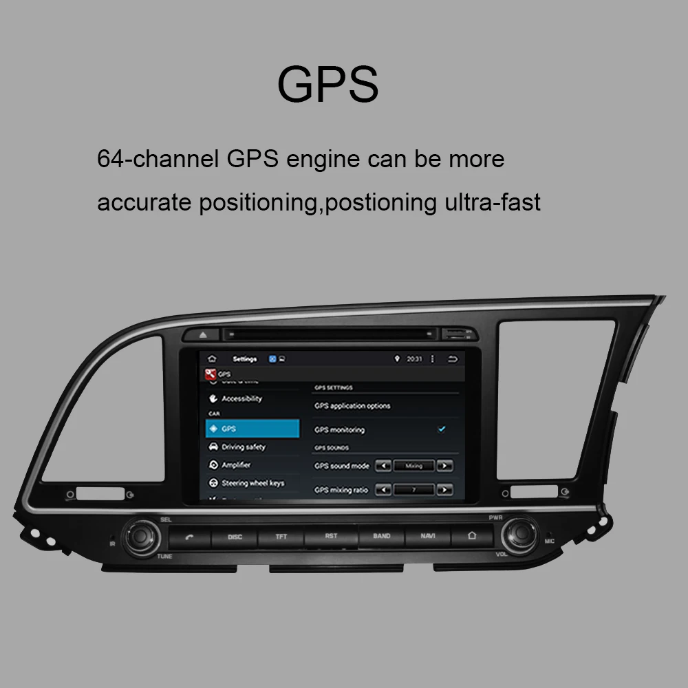 Автомагнитола для Hyundai Elantra/Avante/MD 10 0-2016 Android 2022 с GPS-навигацией правым вождением
