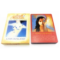 50pcs spirit message daily guidance oracle tarot cards full english table game cards for friend party board game entertainment
