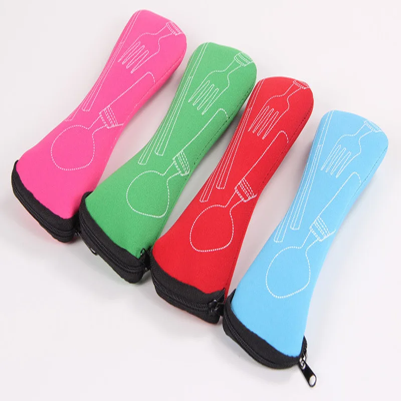 Чехол для ланча на молнии учеников и школы портативный держатель столовой посуды