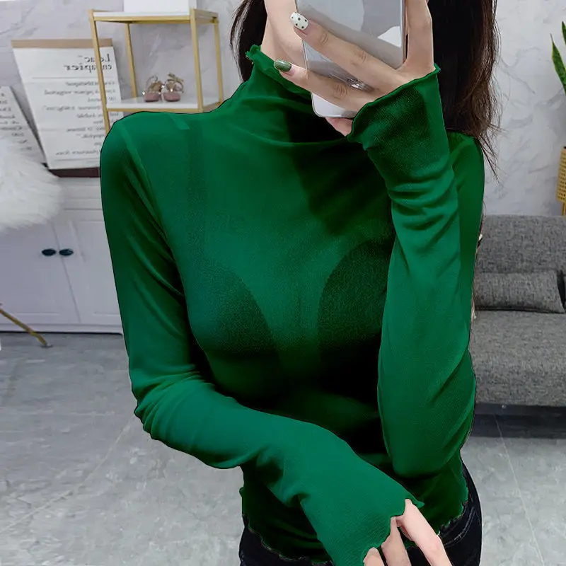 

Ay1162 2020 spring summer new women fashion casual lady beautiful nice see through Tops woman female OL sexy tops for women