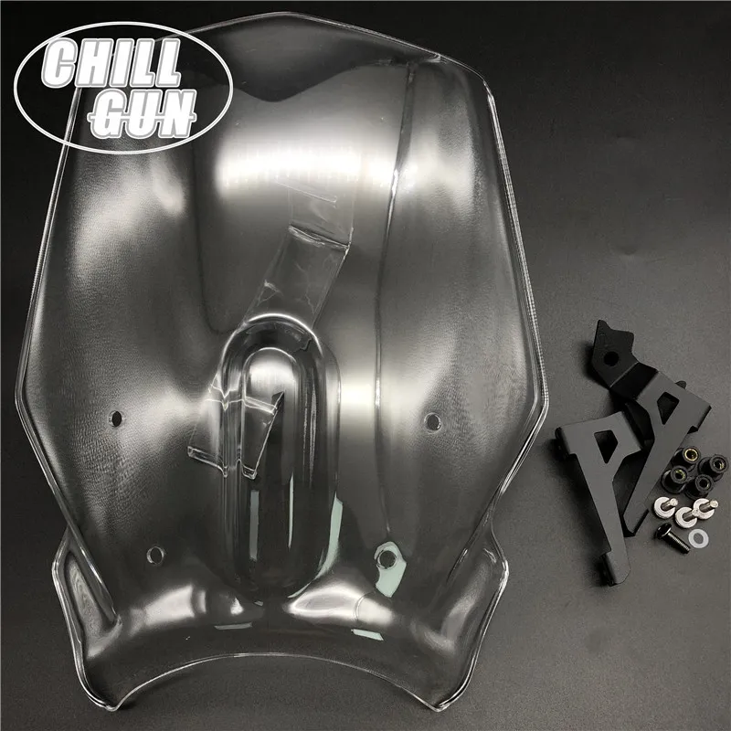 Мотоцикл дефлектор ветрового стекла козырек Viser лобового автомобиля кафе мотор