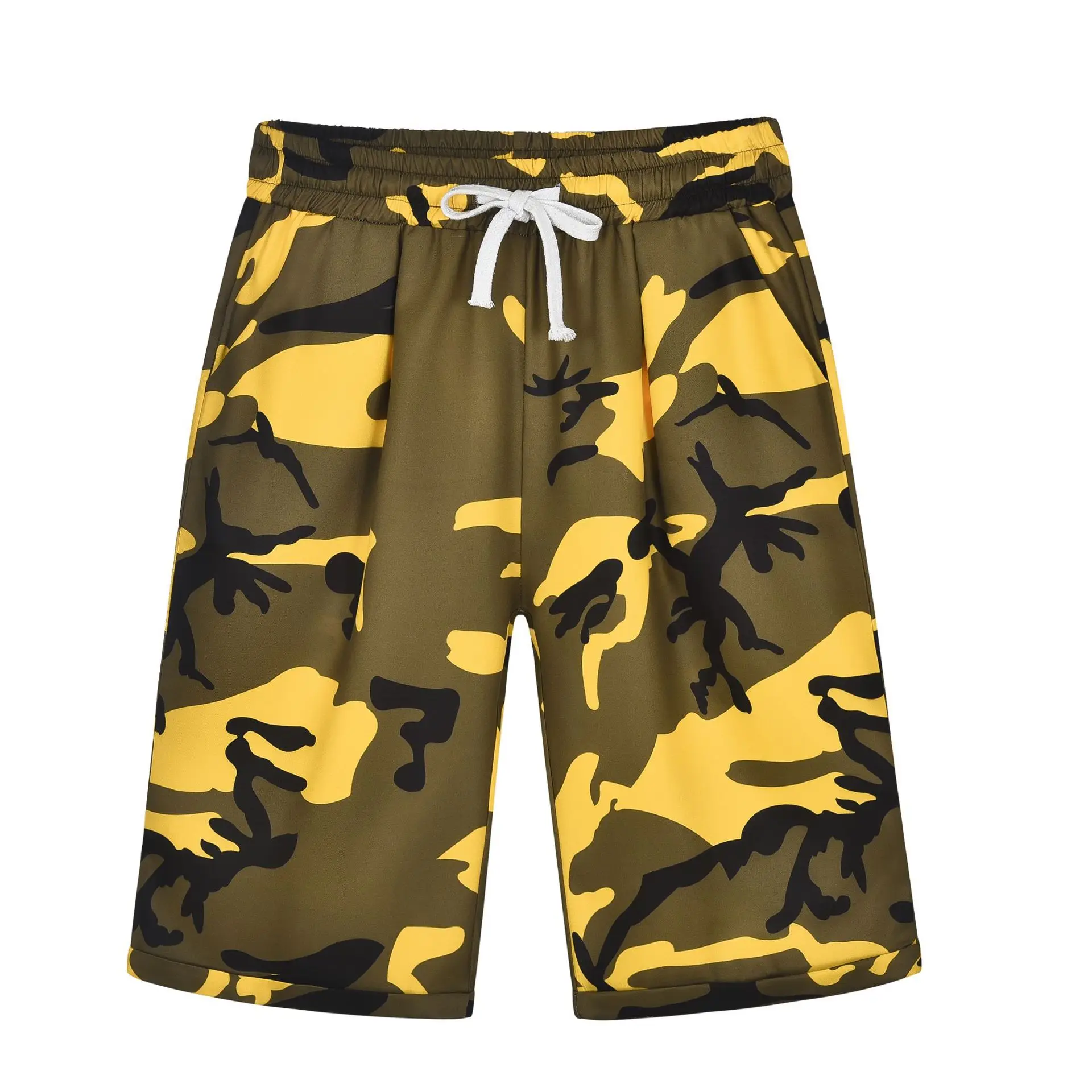 

Camouflage Shorts Women Summer Casual Loose Ladies Drawstring Elastic Waist Thin Gym Sports short femme Streetwear