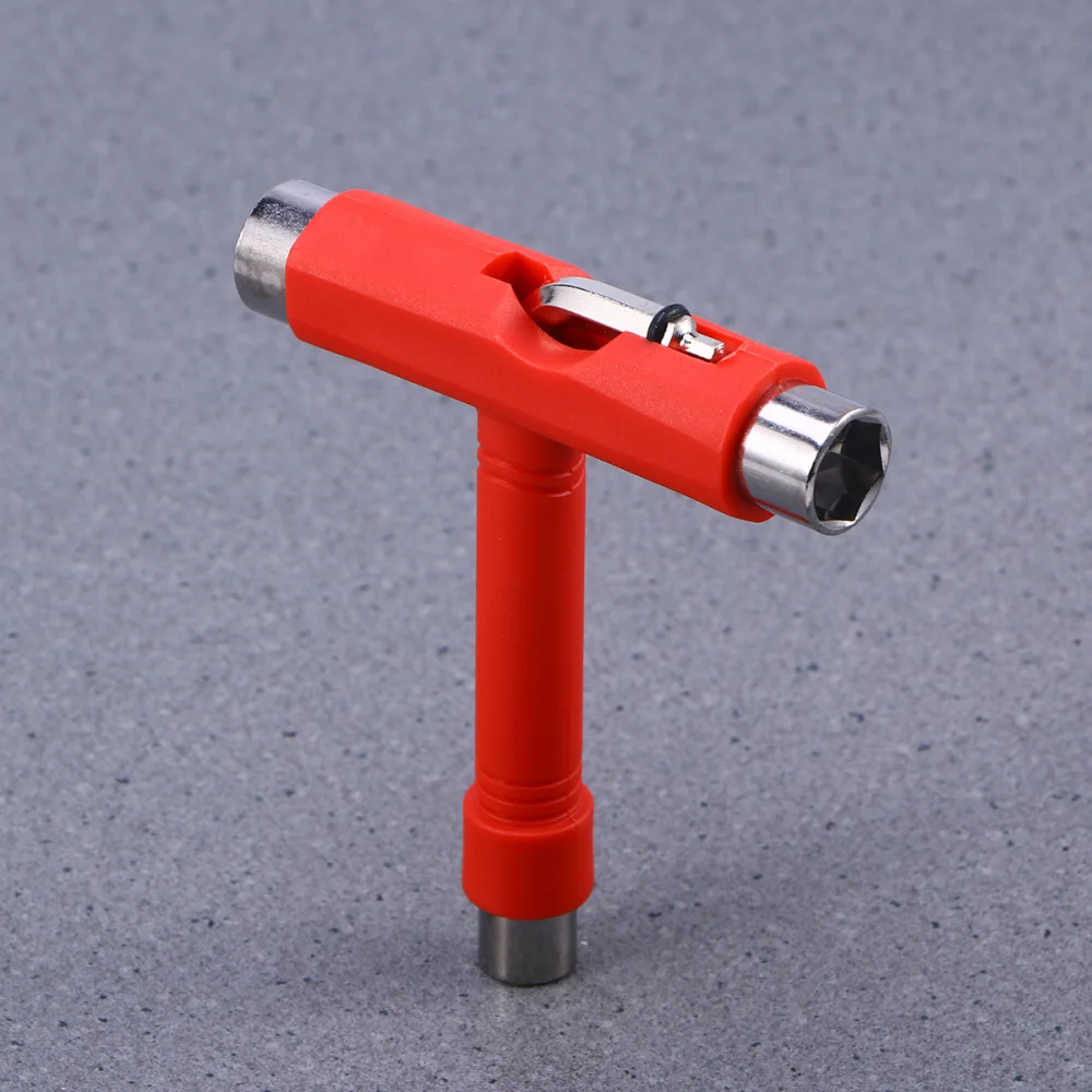 

Mini T Type Wrench Tool Roller Skateboard Repair Tool Adjusting Tool with Wrench L-type Screwdriver