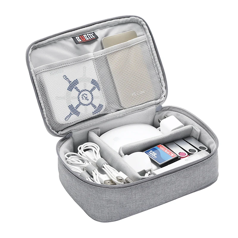 bubm bag for power bank digital receiving accessories case for ipad cable organizer portable bag for usb free global shipping