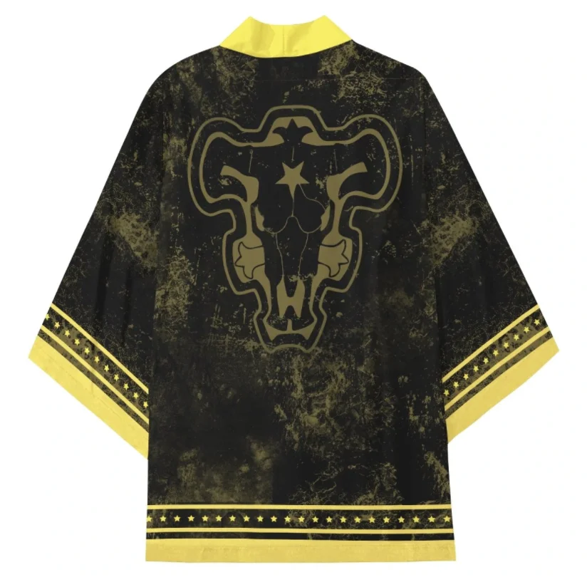 Новинка костюмы для косплея аниме Чёрный клевер Аста Ями кимоно Подростковый