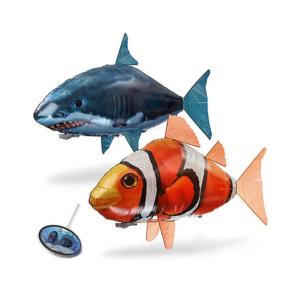 RC Air Swimming Fish &amp Shark игрушки Дрон клоун воздушные шары в виде рыбы Немо надувные с