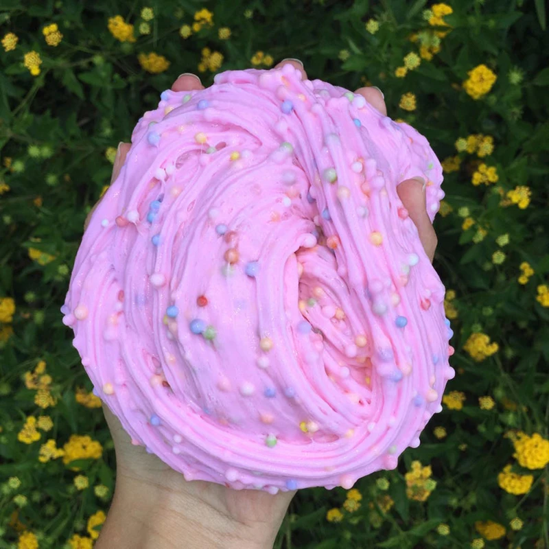 

300ml Big Ball Slime Mud Addition Cotton Glue Charms For Slimes Cloud Beads Mud Diy Putty Clay Decoration Toy Squeeze Putty kit