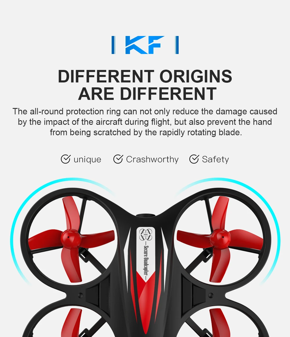 Квадрокоптер KF608 компактный с HD-камерой и поддержкой Wi-Fi | Игрушки хобби
