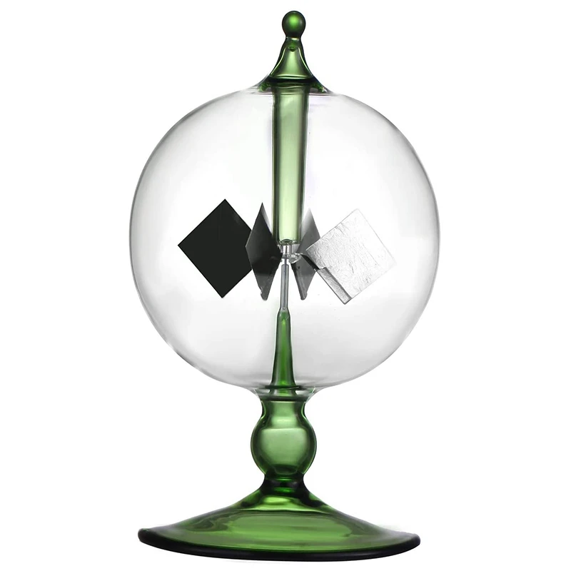 

FashionGreen Solar Power Radiometer Crookes Solar Energy Spinning Vanes Windmill Gift Home Desk Decoration
