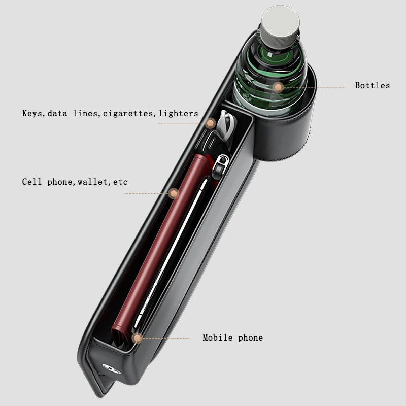 Портфель для хранения на сиденья Anchtek чехол автомобильной консоли боковой